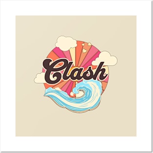 Clash Ocean Summer Posters and Art